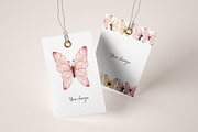 Watercolor Delicate Butterfly Set, a Decorative Illustration by MayaNavits (Thumbnail 7 of 8)