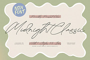 Midnight Classic Elegant Script Font, a Script Font by stylishtype.co (Thumbnail 1 of 16)