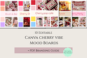 Cherry Canva Mood Boards Kit, a Branding & Logo Template by Alerya Studio (Thumbnail 1 of 3)
