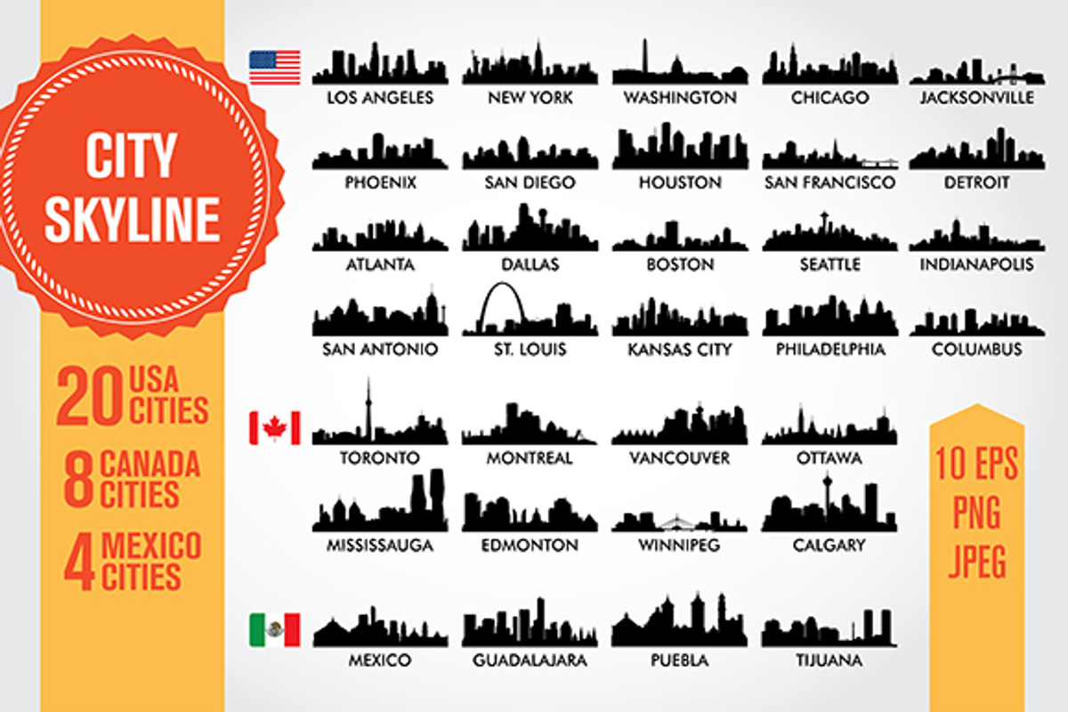 City skyline North America, an Illustration by MaximGertsen (Photo 1 of 4)