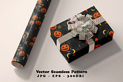 Cute Halloween Seamless Vector, a Pattern Graphic by one-touch (Thumbnail 4 of 10)