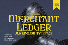 Merchant Ledger – Gothic Blackletter