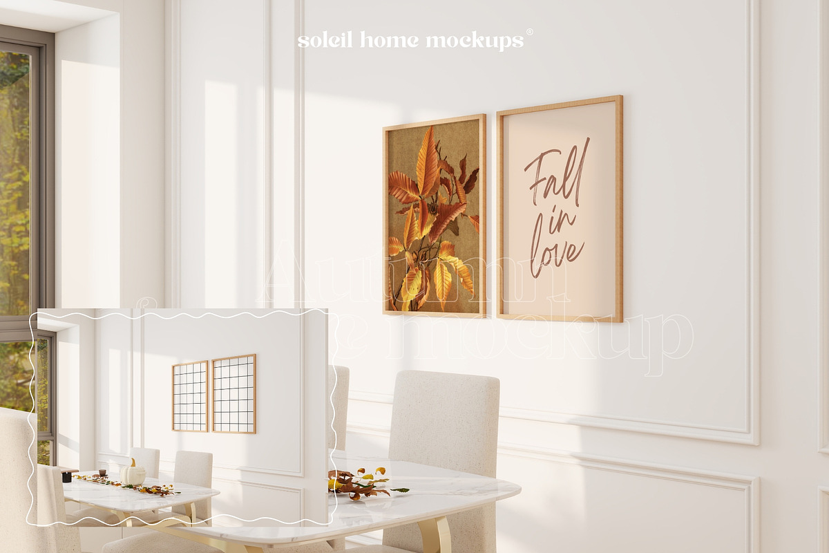 AUTUMN | Cozy Fall Frame Mockup Set, a Household Mockup by SoleilHomeMockups (Photo 8 of 11)