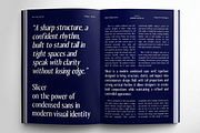 Slicer – Modern Condensed Sans Serif, a Sans Serif Font by roomspace creative lab (Thumbnail 7 of 12)