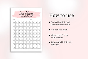 Wedding Countdown, Wedding Planner