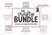Crafty Font Bundle | Volume 3, a Handwritten Font by KA Designs (Thumbnail 1 of 16)