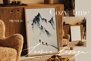 Warm Aesthetic Frame Mockup, a Household Mockup by LAMIA DESIGN (Thumbnail 10 of 19)