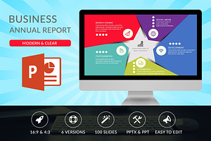 Business Annual Report Powerpoint