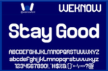 Stay Good font