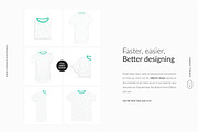 Men T-Shirt Ghost Mock-ups FREE DEMO, a Books & Magazine Mockup by Apparel_Mockups (Thumbnail 6 of 22)