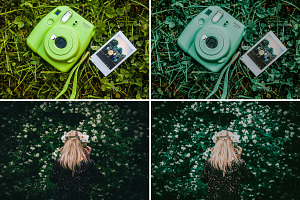 100. Moody Green Preset