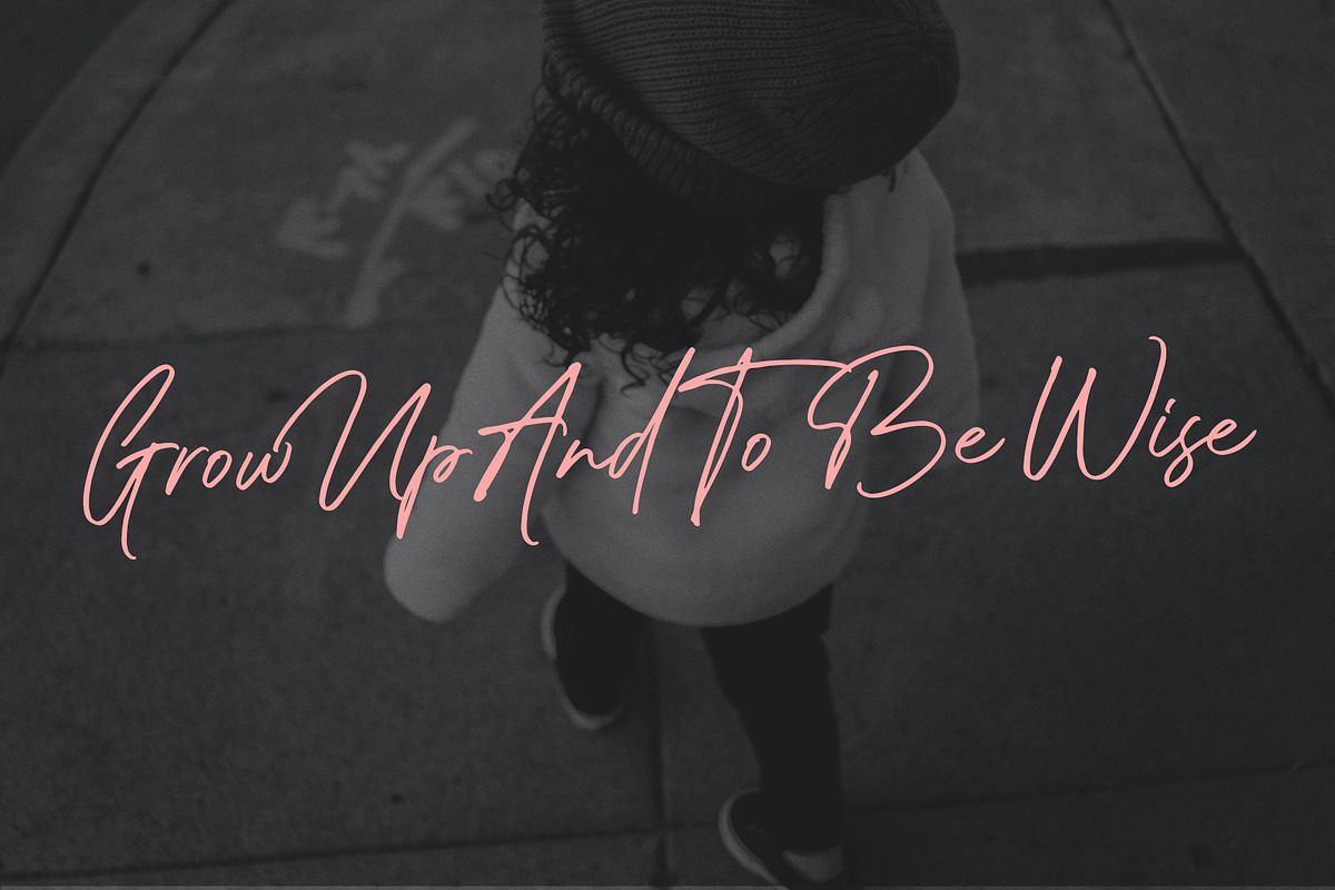Sale - Handwritten Font Bundle, a Script Font by trustha (Photo 15 of 84)