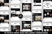 Real Estate Instagram Posts Canva, a Social Media Template by CreativeVinesStore (Thumbnail 7 of 14)