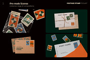 Postage Stamp Toolkit, a Packaging Mockup by Mocku (Thumbnail 12 of 22)