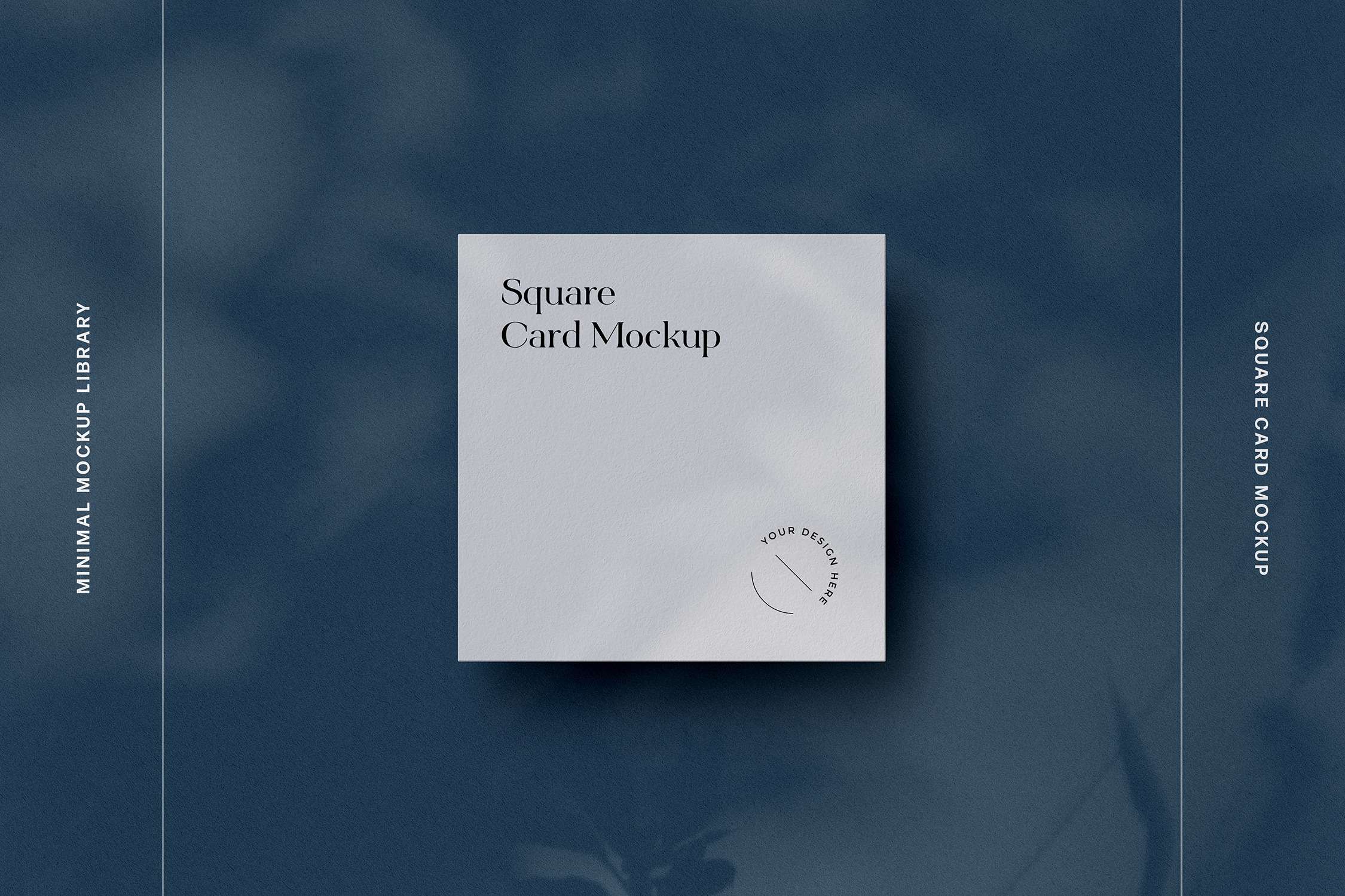 Square Business Card Mockup, a Product Mockup by Design Squad