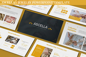 Ascella - Jewelry Powerpoint, a Presentation Template by SlideFactory