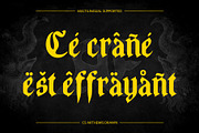 CS Arthemis Drawn, a Blackletter Font by Craft Supply Co. (Thumbnail 5 of 8)