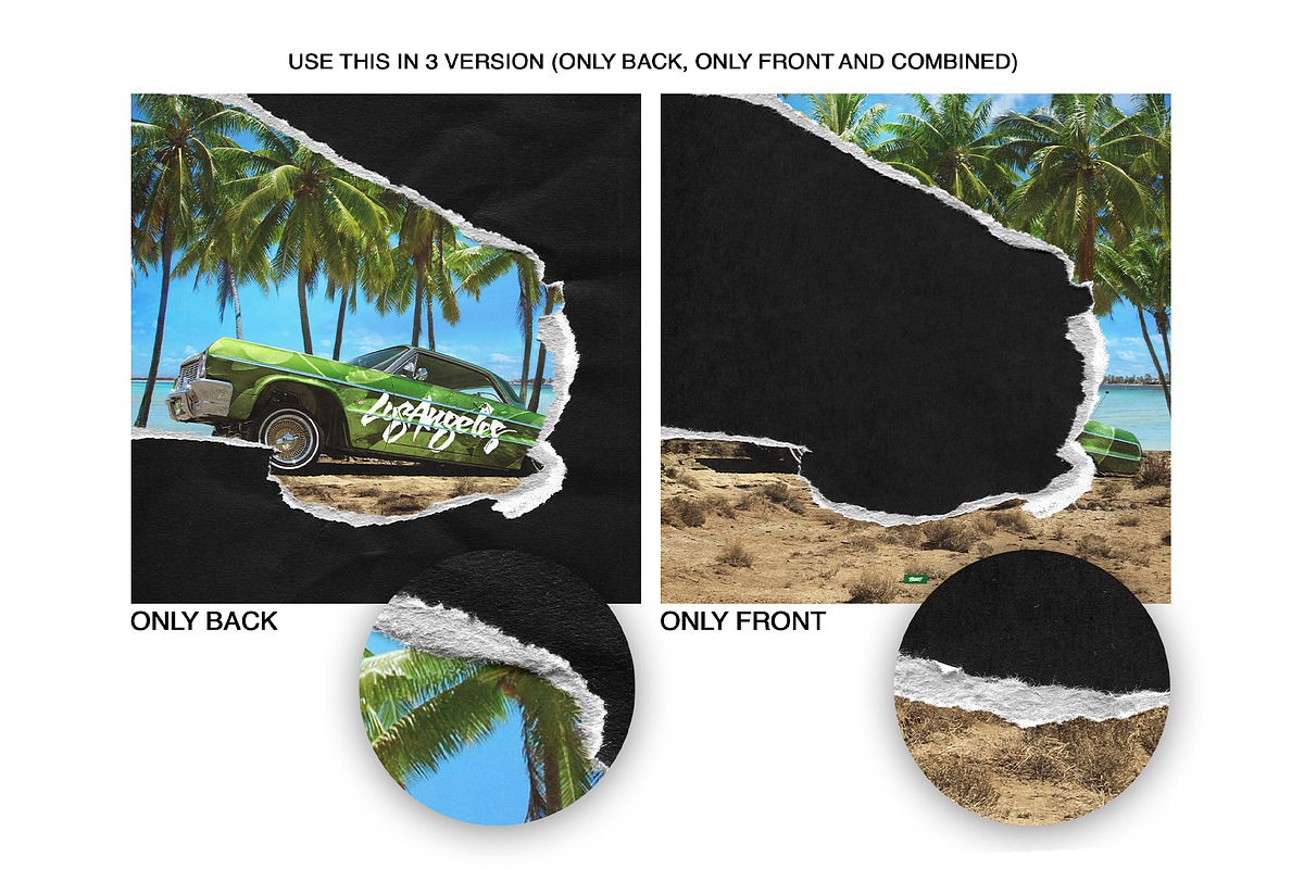 TORN&RIPPED PAPER TEXTURE PACK, a Texture Graphic by BORT GRAPHIC (Photo 7 of 7)