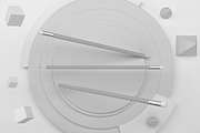 Pencil Mockup, a Pens & Pencil Mockup by Qaleb Studio (Thumbnail 2 of 2)