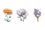Spring Flowers Sublimation Clipart, an Illustration by Daily.Designs (Thumbnail 7 of 7)