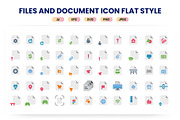 Files and Document Icon Flat Style, an Icon by Pillow Leaf (Thumbnail 3 of 3)