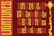 MAKALO - Ethnic Tribal Fonts, a Font by Konstantine Studio (Thumbnail 9 of 12)