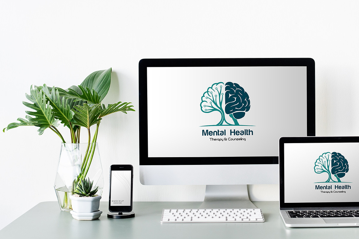 Tree of Life & Brain Logo Collection, a Branding & Logo Template by YUDesignStore (Photo 8 of 14)