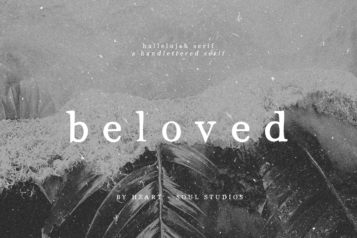 Hallelujah Serif | Handwritten Font