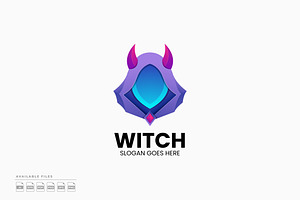 Witch Gradient Colorful Logo, a Branding & Logo Template by Zeer Graphic