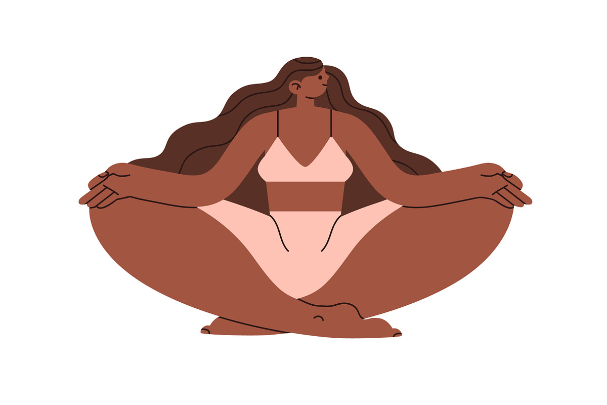 Naked body positive women set, a Person Illustration by Good Studio (Photo 5 of 8)