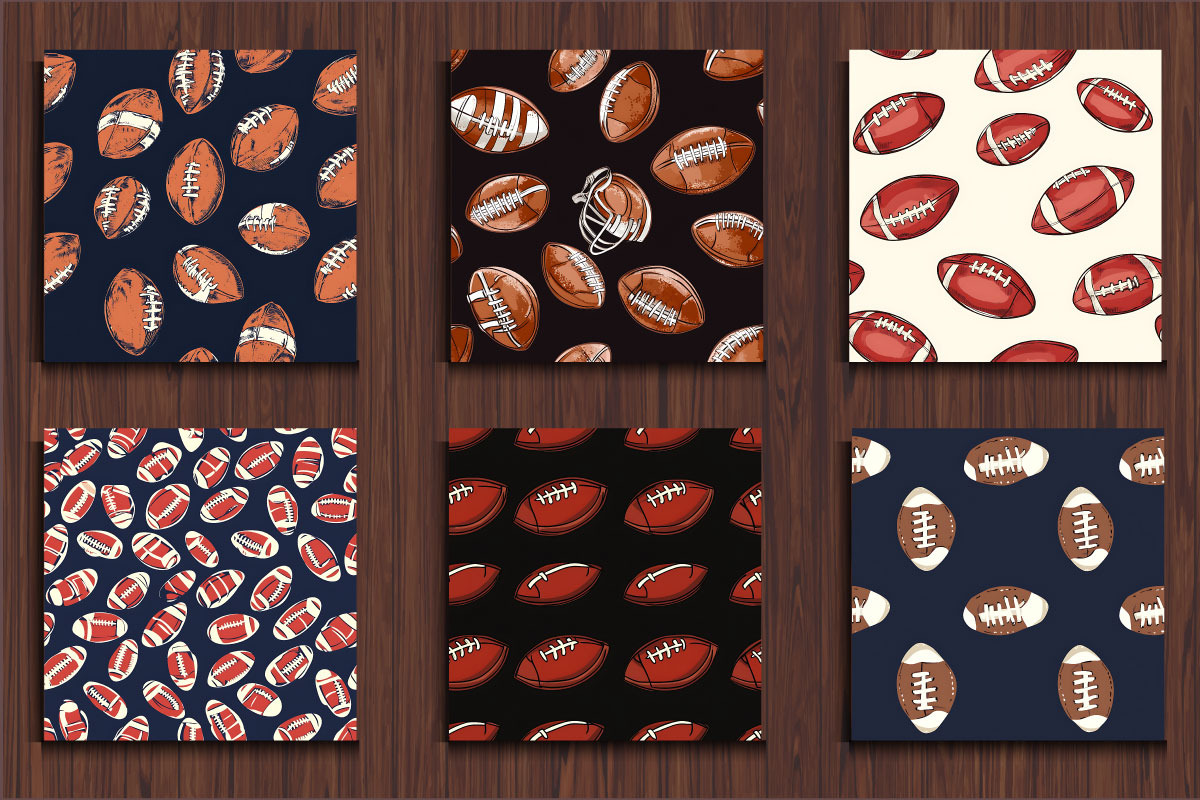 American Football Seamless Pattern, a Pattern Graphic by protabsorkar11 (Photo 3 of 4)