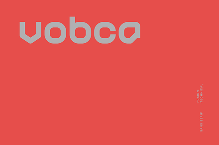 Vobca Font, a Sans Serif Font by baqoos