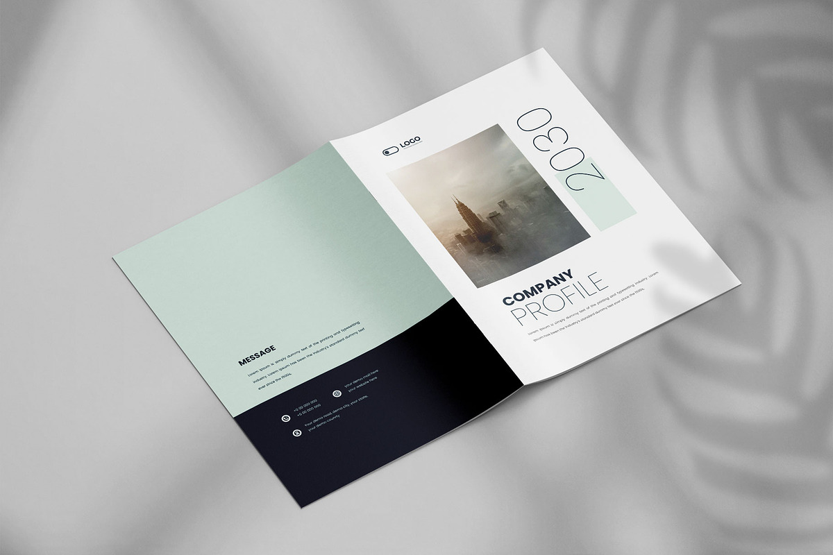 Company profile brochure template, a Brochure Template by Tanmoy Topu (Photo 12 of 12)