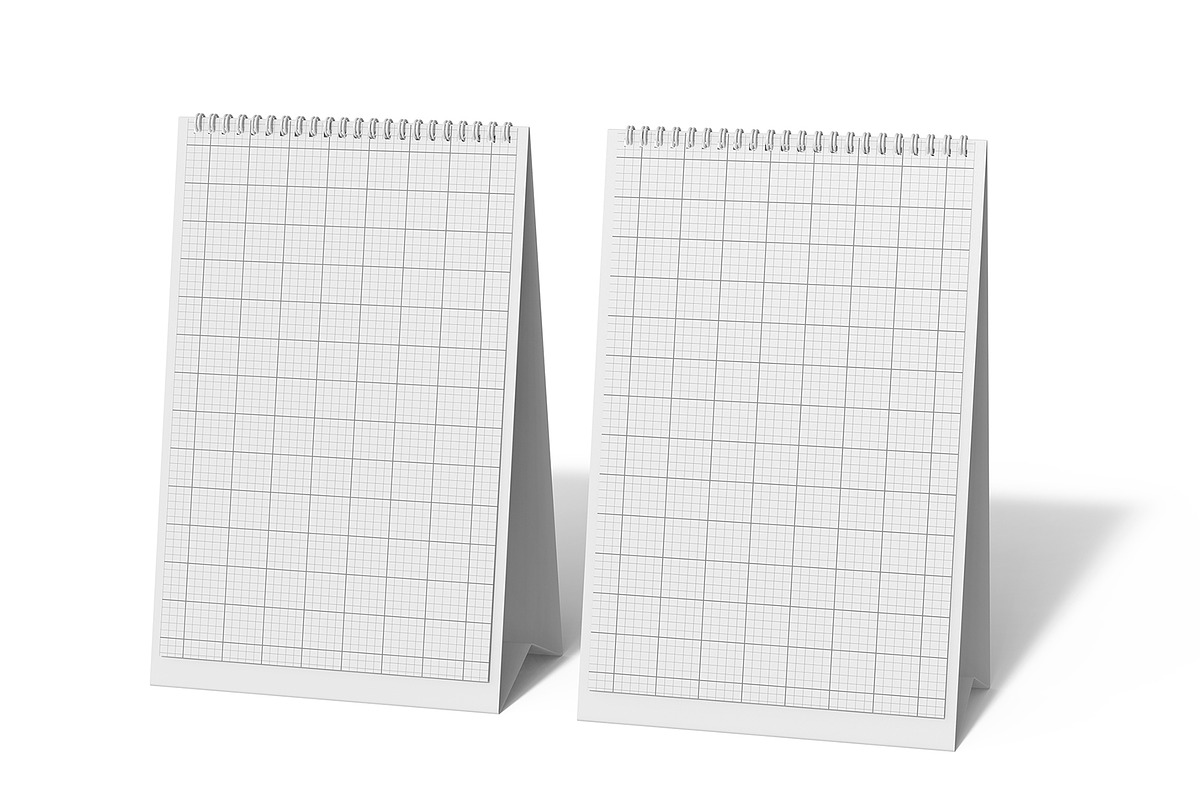 Spiral Desk Calendar Mockup PSD, a Mockup by graphypix (Photo 3 of 4)