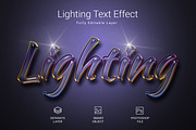 Lighting Psd Text Layer Style Effect, a Layer Style Add-On by zahidhossainalif (Thumbnail 2 of 2)