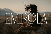 Emirola, a Serif Font by Burntilldead (Thumbnail 1 of 14)