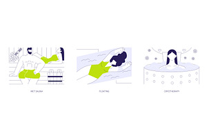Spa rituals isolated cartoon vector, a Person Illustration by Visual Generation