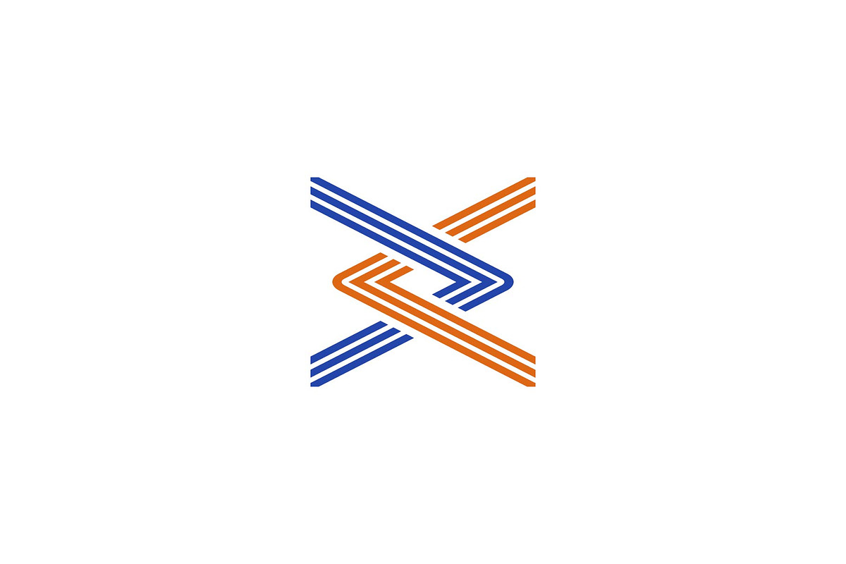 letter X initial logo, a Branding & Logo Template by ZHR Creative