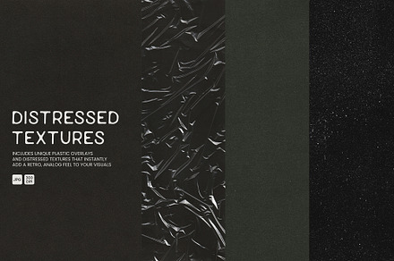 Distressed Textures & Overlays, a Texture Graphic by May Motif