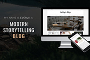 Everly - WordPress Blog Theme, a WordPress Template by PremiumCoding (Thumbnail 1 of 3)