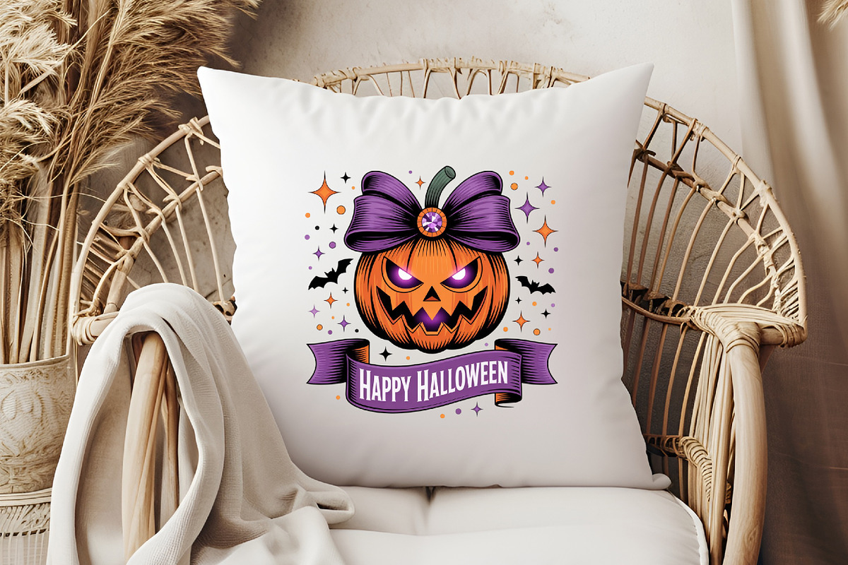 Retro Halloween Png, Pumpkin Png, an Illustration by Libby Wishes (Photo 5 of 6)