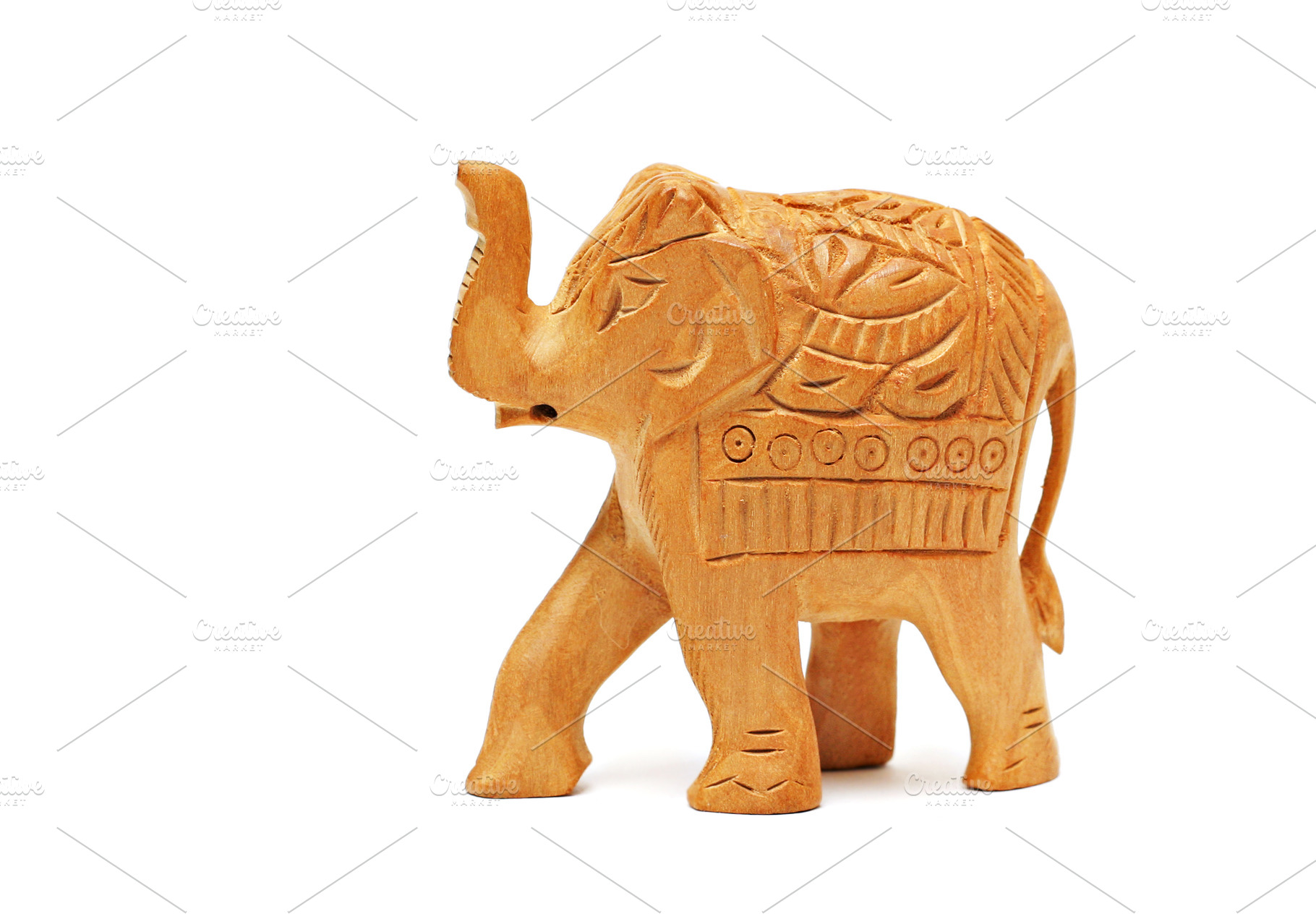 Elephant figure isolated, a Photo by saiko3p