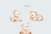 Winter seamless pattern bear, a Pattern Graphic by Pattern + watercolor (Thumbnail 2 of 6)