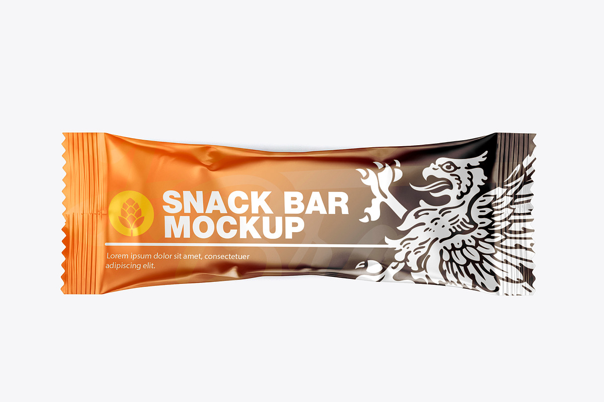 Snack Bar Mockup, a Product Mockup by OneVectorStock (Photo 1 of 2)
