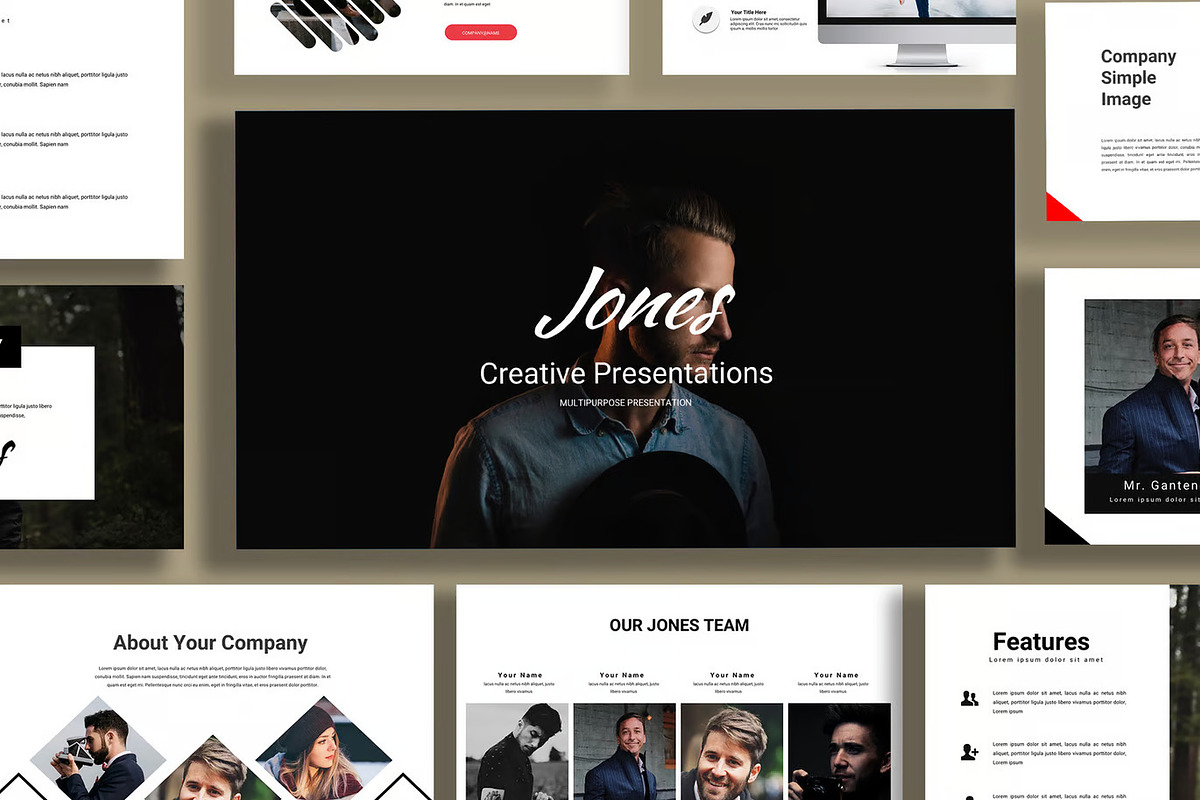 Joecreative Powerpoint PPTX, a Presentation Template by UInstrument (Photo 2 of 5)