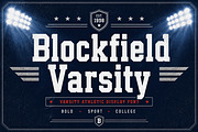 Blockfield Varsity, a Slab Serif Font by Wow Magic (Thumbnail 1 of 5)