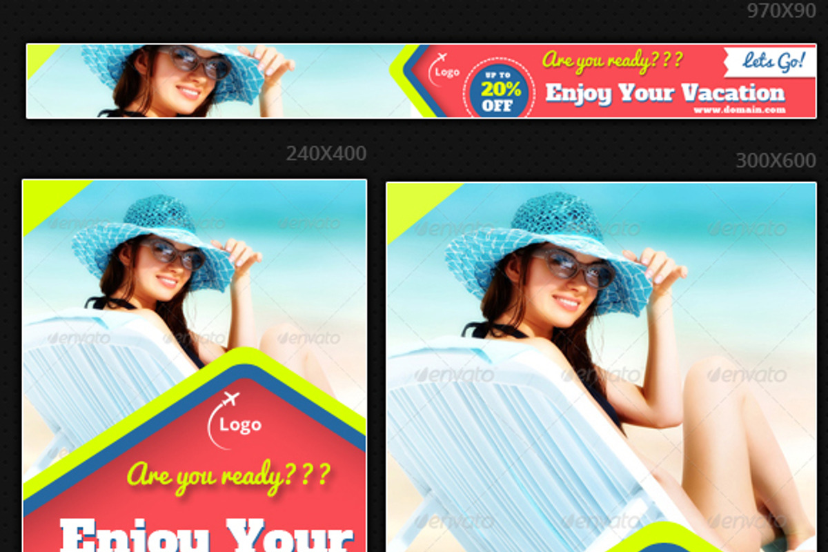 Web Banners and Ads (Travel), a Templates & Theme by Vijeshri (Photo 4 of 4)
