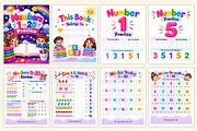 Numbers 1–20 Practice Workbook, a Stationery Template by Shumaya (Thumbnail 2 of 5)
