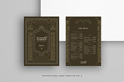 Vintage Floral Menu Vol.6, a Brochure Template by Bewalrus Studio (Thumbnail 3 of 5)