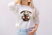 Cute Easter Clipart Bunny Clipart Bu, an Illustration by SVGArt (Thumbnail 4 of 8)